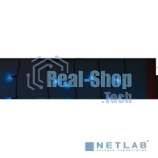 Гирлянда Neon-night Айсикл (бахрома) светодиодный, 4,8 х 0,6 м, черный провод, 230 В, диоды синие, 176 LED