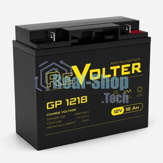 Аккумулятор 12В 18А.ч REVOLTER GP 1218