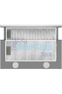 Вытяжка встраиваемая HOMSair FLAT 60 серебристый, 60 см, 520 куб. м/ч, 47 д