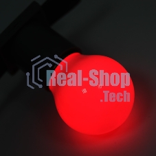 Лампа светодиодная Neon-night d-45 3 LED 1Вт шар E27 25лм 220В красный