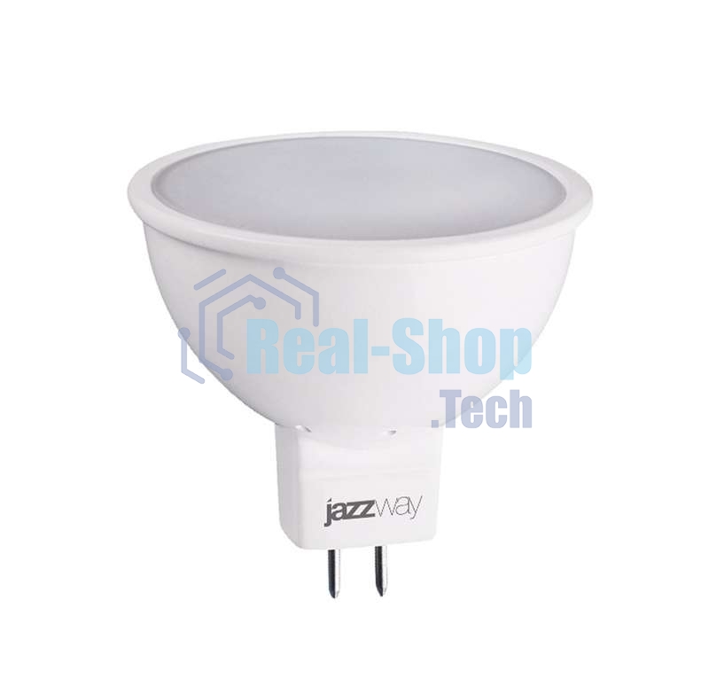 Лампа светодиодная JazzWay PLED-ECO-JCDR 5Вт 4000К белый GU5.3 400лм 220-240В
