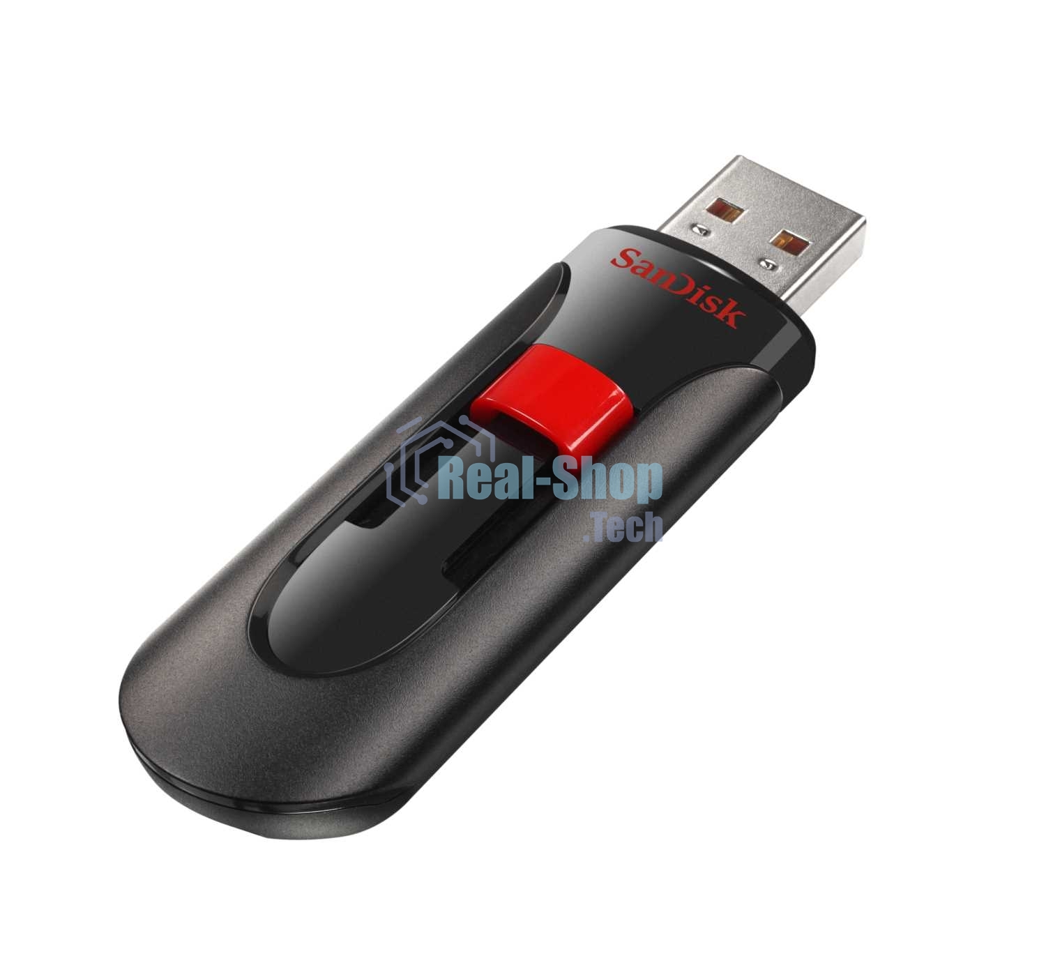 Флешка USB Sandisk 64Gb Cruzer Glide SDCZ60-064G-B35 USB 2.0 черный/красный