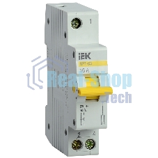 Выключатель-разъединитель трехпозиционный 1п ВРТ-63 16А ИЭК MPR10-1-016