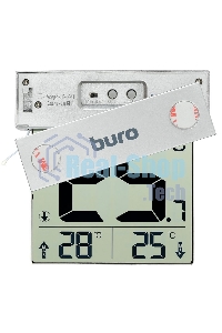 Термометр Buro P-6041 серебристый