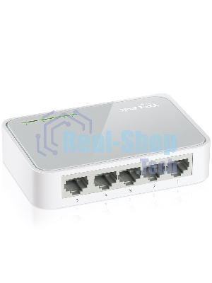 Коммутатор TP-Link SOHO TL-SF1005D Коммутатор 5-port 10/100M mini Desktop Switch, 5 10/100M RJ45 ports, Plastic case