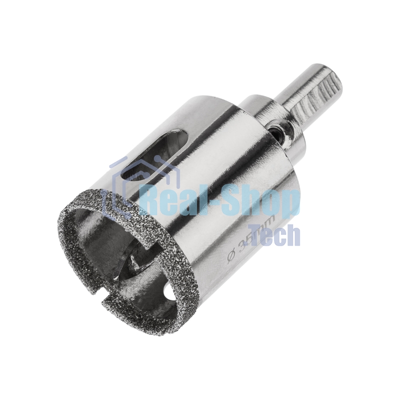 Коронка алмазная Kranz 35 мм по керамогранитус центровочным сверлом