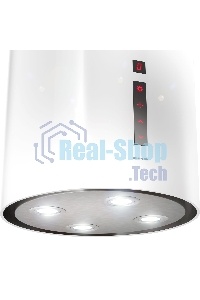 Вытяжка островная Maunfeld Lee Isla 39 белый, 38 см, 1000 куб. м/ч, 52 дБ (sensor)