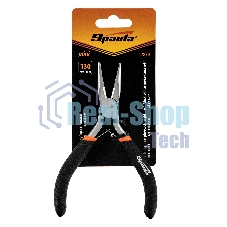 Длинногубцы Sparta Mini, 130 мм, никелированные, прямые, авторазжим