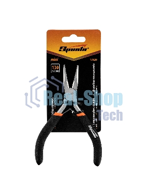 Длинногубцы Sparta Mini, 130 мм, никелированные, прямые, авторазжим