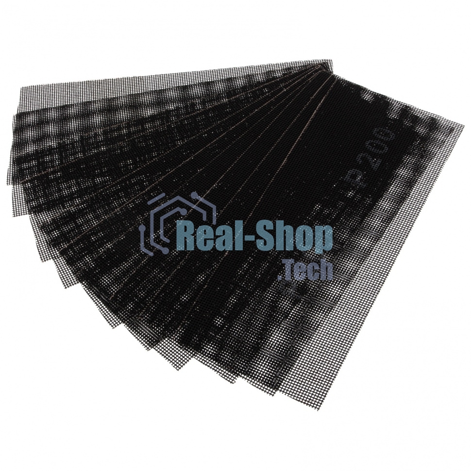 Сетка абразивная Sparta P 200, 115 х 280 мм, 10 шт.