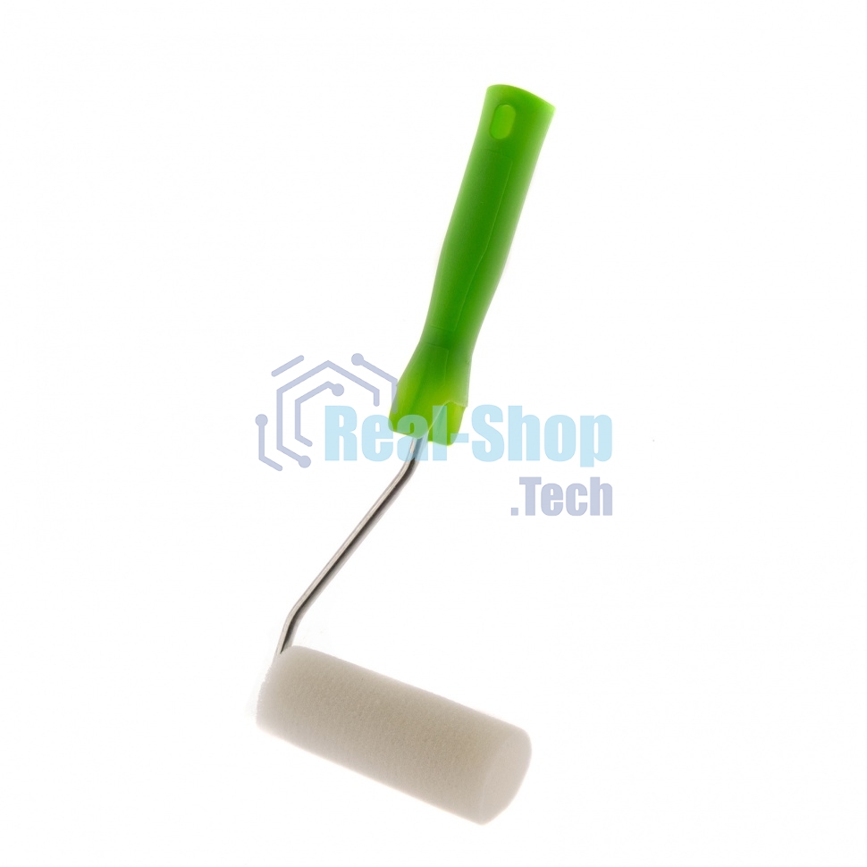 Набор Сибртех: валик Поролон с ручкой + 2 шубки, 100 мм, D - 42 мм, D ручки - 6 мм