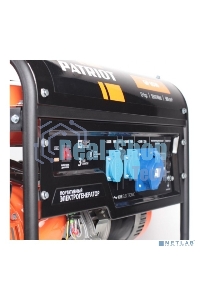 Электрогенератор бензиновый Patriot GP 6510, 5.5 кВт, 78 дБ, 71 кг