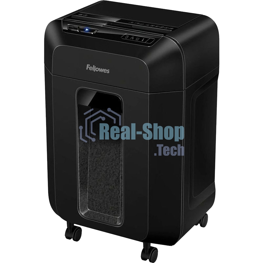 Шредер Fellowes AutoMax 80M FS-46215, минирезка, DIN P-4, 4х12 мм, автоподача 80 лст., 17 лтр., автореверс, уничт.: скобы, скрепки, пл. карты