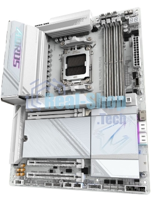 Материнская плата Gigabyte X870E AORUS PRO ICE, AM5, AMD X870E, 4xDDR5, 4xSATA, 4xM.2, 1xPCI-E 5.0 x16, 1xPCI-E 4.0 x4, 1xPCI-E 3.0 x4, 1xHDMI, 2xUSB-C, 1x 2.5Gb LAN, 2xUSB-A 3.2 Gen 2, 3xUSB-A 3.2 Gen 1, 2xUSB-A 2.0, 2x3.5 мм, TOSLINK, 7.1, 2xUSB4, 4xUSB-A 3.2 Gen 1, ATX