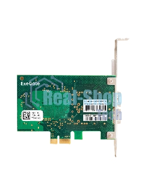 Комплект: Сетевой адаптер SFP ExeGate EXE-82576-F2 + 2xТрансивер Multi-Mode до 550м ExeGate EXT-1G-MM850-LC2-550M (EX296229RUS: PCI-E x1 v2.0, порты 2x SFP (10/100/1000Mb/s), Gigabit Server NIC Intel Chipset 82576-F2 + 2xEX298329RUS: Tx:850/Rx:850 нм, до 550 м, разъем Duplex LC)