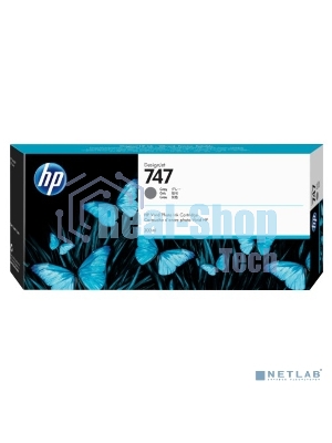 Картридж струйный HP 747 300-ml хроматический серый для HP DesignJet Z9+