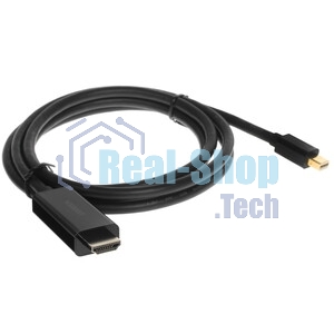 Кабель DisplayPort-HDMI ExeGate EX-CC-DP-HDMI-1.5 (20M/19M, 1,5м, экран)