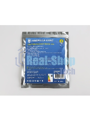 Светодиодная лента Ambrella light GS2003 5050 60Led/ 14.4W m/ 12V IP20 6500K/ 5000*10*1.87mm (2 конт.)