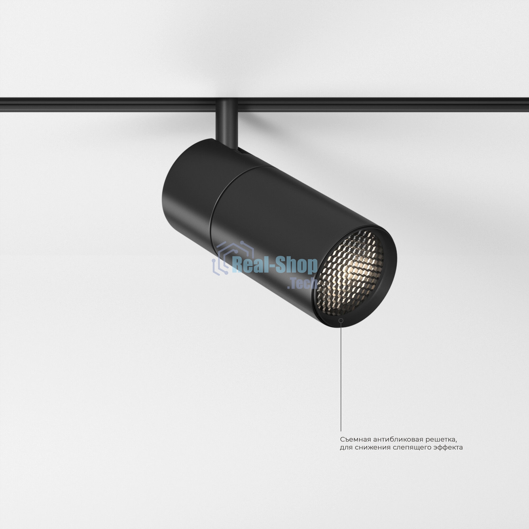 Трековый светильник Slim Magnetic R01 6W 4200K (черный) 85011/01