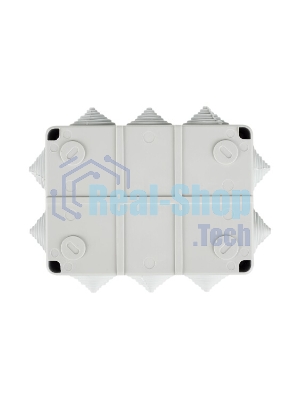 Коробка КМ41241 распаячная IEK UKO10-150-110-070-K41-44 для о/п 150х110х70 мм IP44 (RAL7035, 10 гермовводов)
