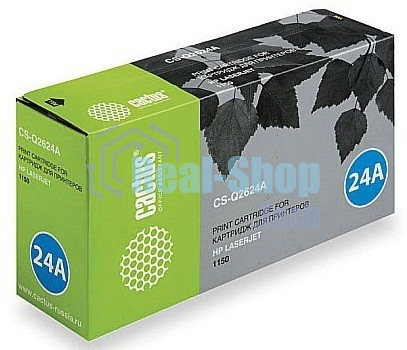 Картридж лазерный Cactus CS-Q2624A черный (2500 стр.) для HP LaserJet 1150