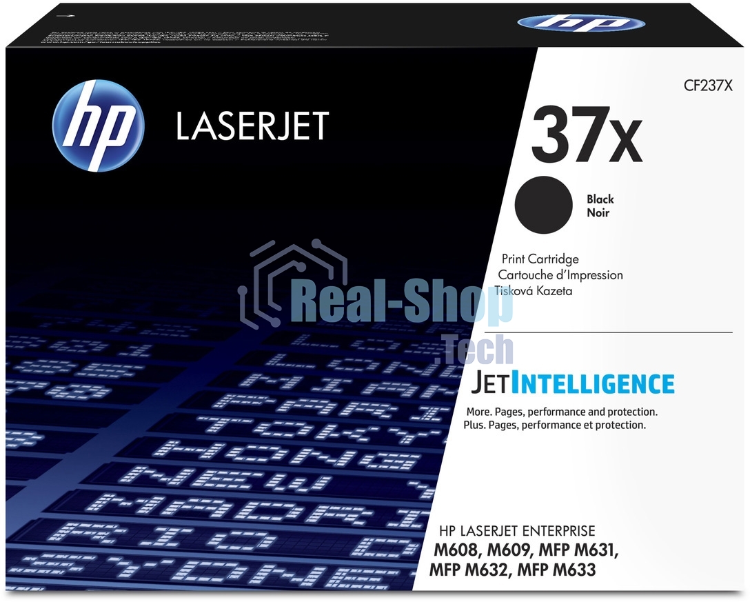 Картридж лазерный HP 37X High Yield черный для HP LaserJet (CF237X) 25000 стр