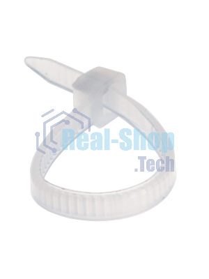 Хомут-стяжка кабельная нейлоновая Rexant 100 x2,5 мм, белая, упаковка 100 шт.