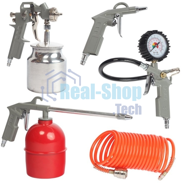 Компрессор PATRIOT EURO 24-240K + набор пневиоинструмента KIT 5В1.5кВт 220В 240л/мин 24л