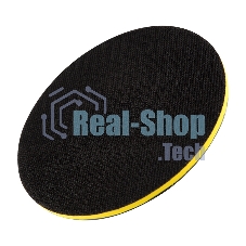 Насадка для дрели и УШМ Kranz с липучкой и адаптером, 125 мм, 5 мм, мягкая