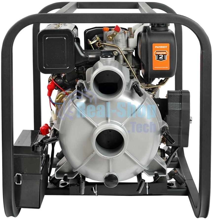 Мотопомпа PATRIOT MPD 3072 SFE4т дизель 296см3 5.7лс 75м3/ч 1200л/м глуб.8м напор25м 3'' бак3.5л
