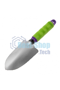 Совок посадочный широкий Palisad 85х300 мм, стальной, пластиковая рукоятка