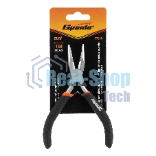 Длинногубцы Sparta Mini, 130 мм, никелированные, прямые, авторазжим