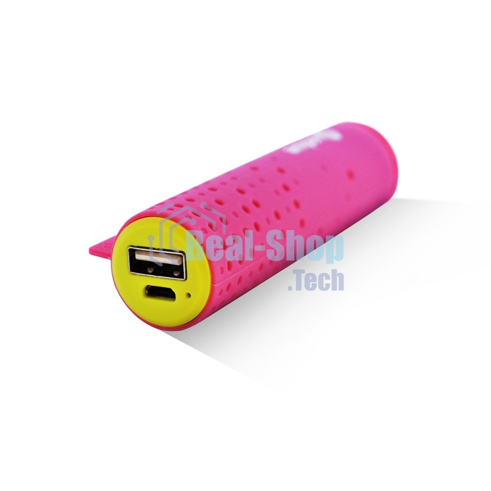 Внешняя аккумуляторная батарея Amperin AI-TUBE P 3100mAh (11Wh) розовая