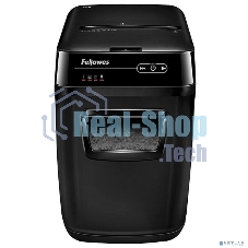 Шредер Fellowes AutoMax 150C FS-46801(01/02)* (секр.P-4)/фрагменты 4x38 мм,/150лист./32лтр./Уничт:скрепки, скобы, пл.карты,CD диски
