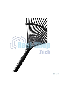 Грабли веерные ВИХРЬ 22 зуба, сталь, металлический черенок 73/7/1/11