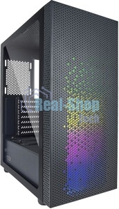 Компьютерный корпус Azza Celesta F черный без БП ATX 5x120мм 5x140мм 2xUSB 2.0 1xUSB 3.0 audio bott PSU
