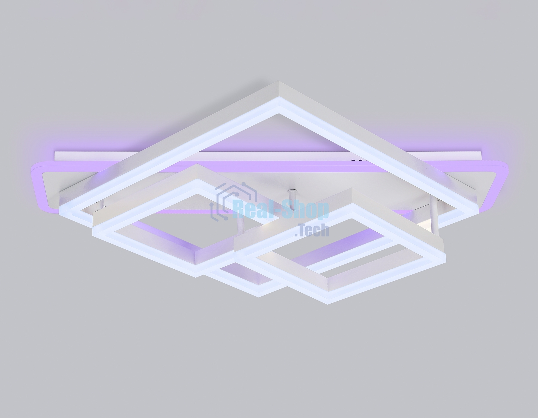 Светильник Ambrella light FA8531 WH белый 132W 3000K-6400K+RGB 630*570*160 (ПДУ РАДИО 2.4G)