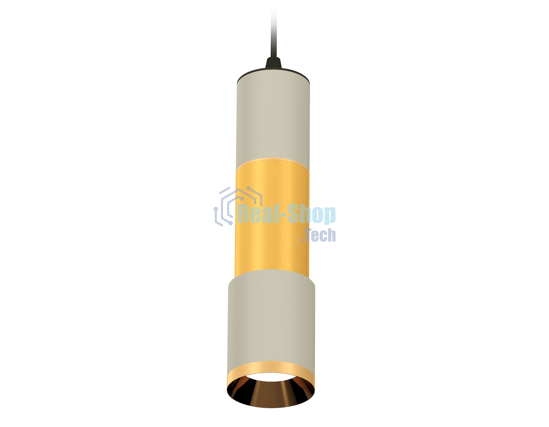 Светильник Ambrella Light XP7423040 SGR/PYG серый песок/золото желтое полированное MR16 GU5.3