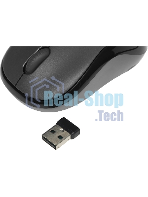 Мышь беспроводная Logitech M220 SILENT черный/серый, 1000 dpi, радиоканал, USB, кнопки - 3