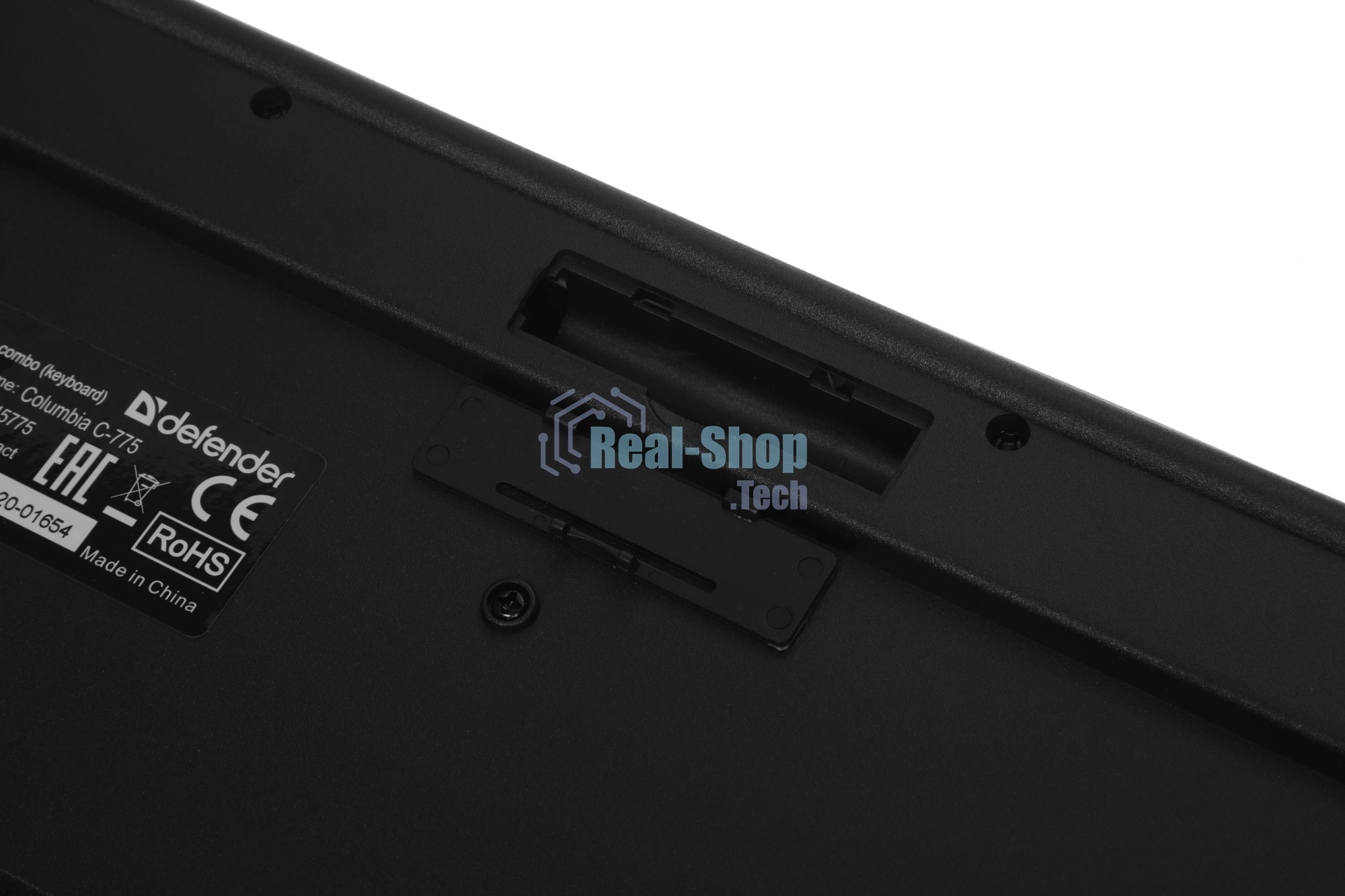 Комплект клавиатура+мышь Defender Columbia C-775 беспроводной, USB, 1600 DPI, чёрный