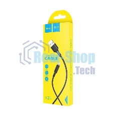 Кабель USB 2.0 HOCO X25, AM/Lightning M, черный, 1м