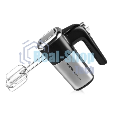 Миксер Centek CT-1120 черный/сталь 1200 Вт,, 5 скоростей+турбо, взбивание/замешивание