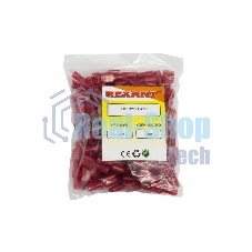 Клемма плоская Rexant полностью изолированная, гнездо 6.6 мм, в нейлоне, 0.5-1.5 мм² (РПи-м(н) 1.5-(6.3)), красный