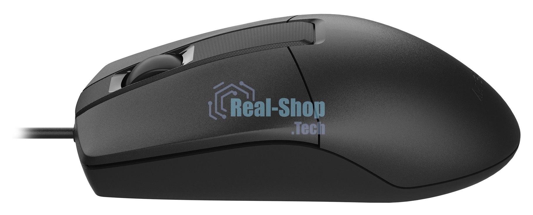 Мышь проводная A4Tech OP-330S черный, 1200 dpi, USB, кнопки - 3