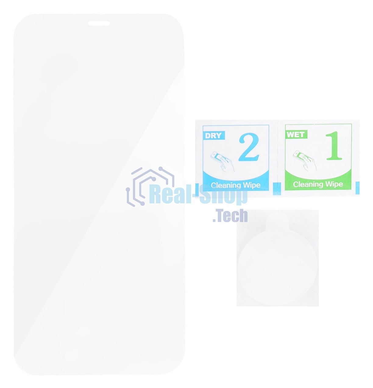 Защитное стекло для экрана Digma для Apple iPhone 12/12 Pro прозрачный