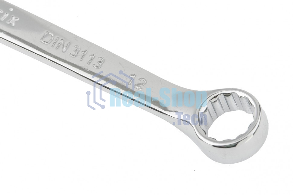 Ключ комбинированный Matrix, 12 мм, CrV, полированный хром