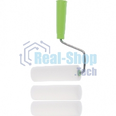 Набор Сибртех: валик Поролон с ручкой + 2 шубки, 140 мм, D - 42 мм, D ручки - 6 мм