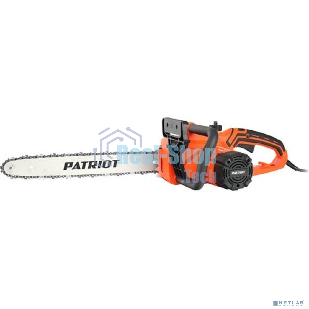 Пила цепная электрическая Patriot ESP 2418, 2400Вт, 18'/45 см, 3/8, 1,3мм 62 зв, плавный пуск, бесключевая натяжка цепи, термозащита