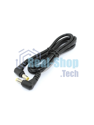 Кабель DC 5.5x2.5 18 AWG папа-папа 1 м с угловым штекером