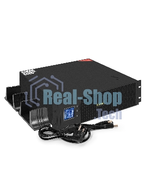 Источник бесперебойного питания Pure Sine Wave ExeGate SinePower UHB-5000.LCD.AVR.6C13.RJ.USB.3U (5000VA/4000W, LCD, AVR, 6*C13, RJ45/11, USB, возможность подключения до десяти внешних батарейных блоков 48В (поставляются отдельно), Rackmount 3U/Tower, металлический корпус, черный)